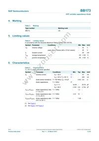 BB173X Datasheet Page 2