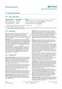 BB174LXYL Datasheet Page 7