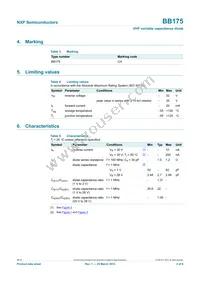 BB175X Datasheet Page 2