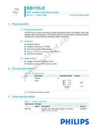 BB179LX Datasheet Cover