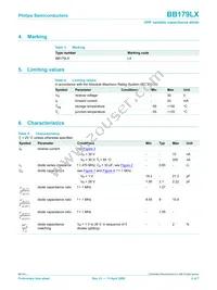 BB179LX Datasheet Page 2