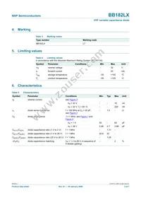 BB182LX Datasheet Page 2