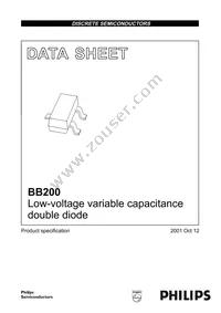 BB200 Datasheet Cover