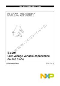BB201 Datasheet Cover