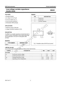 BB201 Datasheet Page 2