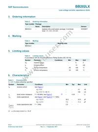 BB202LX Datasheet Page 2