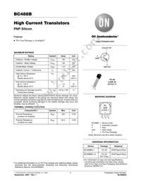 BC488BRL1G Datasheet Cover