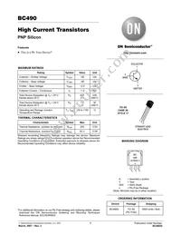 BC490G Datasheet Cover