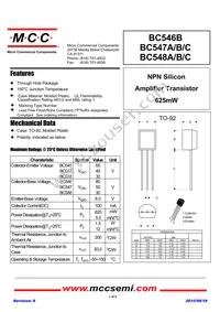 BC547-AP Datasheet Cover