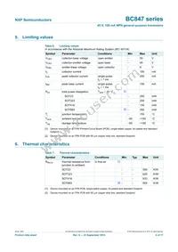 BC547C Datasheet Page 5
