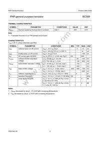 BC559C Datasheet Page 3