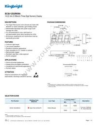 BC56-12SURKWA Datasheet Cover