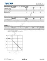 BC846ASQ-7-F Datasheet Page 2