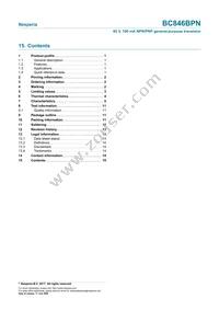 BC846BPN Datasheet Page 15