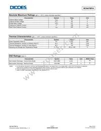 BC847BFA-7B Datasheet Page 2
