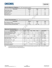 BC847BS-7-F Datasheet Page 2