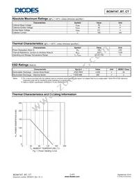BC847BT-7 Datasheet Page 2