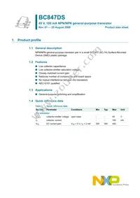 BC847DS Datasheet Page 2