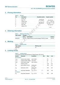 BC847DS Datasheet Page 3