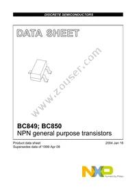 BC849B Datasheet Page 2