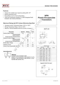 BC849C-AP Datasheet Cover