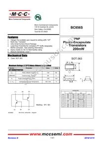 BC856S-TP Datasheet Cover