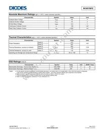 BC857BFZ-7B Datasheet Page 2