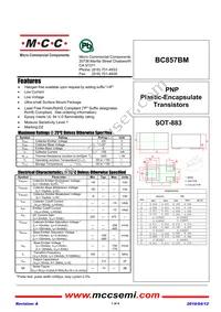BC857BM-TP Datasheet Cover