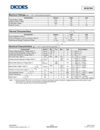 BC857BV-7 Datasheet Page 2