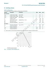 BC857RAZ Datasheet Page 3