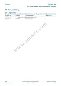 BC857RAZ Datasheet Page 9