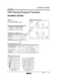 BC858BWT106 Datasheet Cover