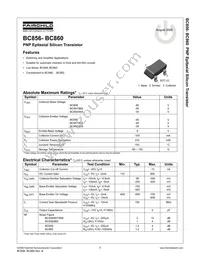 BC858CMTF Datasheet Page 2