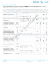 BCM380P475T1K2A31 Datasheet Page 6