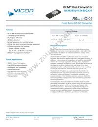BCM380P475T800A31 Datasheet Cover