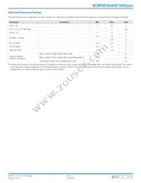 BCM3814V60E10A5T02 Datasheet Page 5