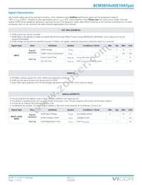 BCM3814V60E10A5T02 Datasheet Page 11