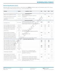 BCM400P500T1K8A31 Datasheet Page 6