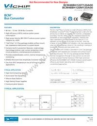 BCM48BH120M120A00 Datasheet Cover