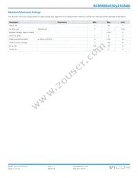 BCM48BT030M210A00 Datasheet Page 3