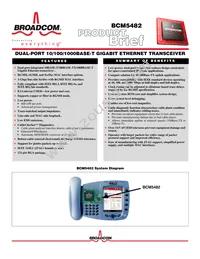 BCM5482A2KFBG Datasheet Cover