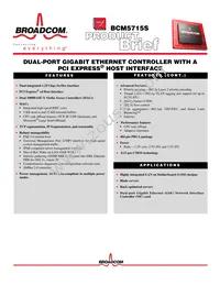 BCM5715SKPB Datasheet Cover