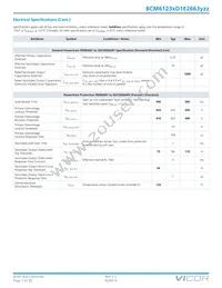 BCM6123TD1E2663T00 Datasheet Page 7