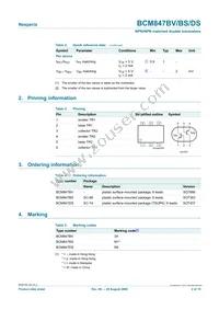 BCM847BS Datasheet Page 2