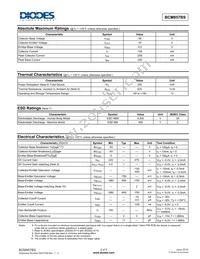 BCM857BS-7-F Datasheet Page 2