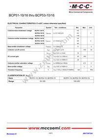 BCP51-16-TP Datasheet Page 2