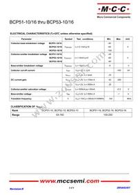 BCP53-10-TP Datasheet Page 2
