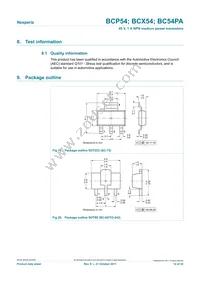 BCP54 Datasheet Page 14