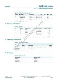BCP56-10HX Datasheet Page 2