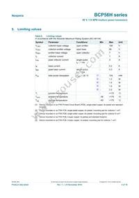 BCP56-10HX Datasheet Page 3